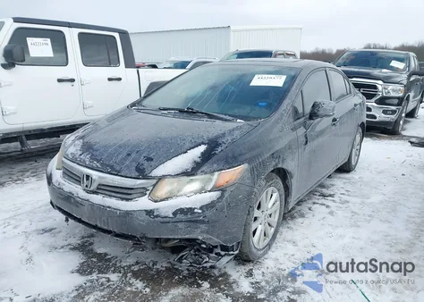 2012 Honda Civic Ex z USA, uszkodzony, nr VIN 19XFB2F81CE067733